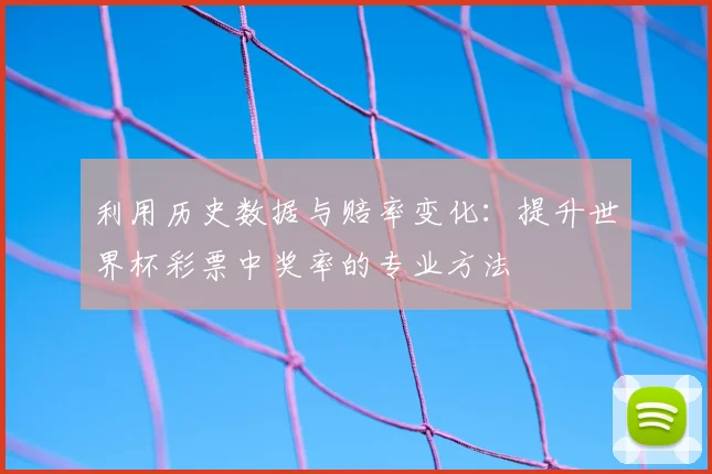 利用历史数据与赔率变化：提升世界杯彩票中奖率的专业方法